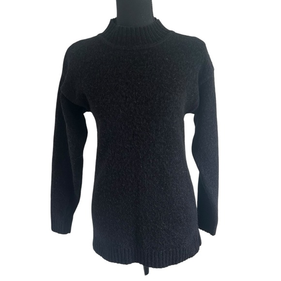 Vintage Diane von Furstenberg Knit Black Wool Blend Sweater Women’s Size Small - Picture 1 of 5